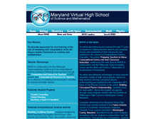 Tablet Screenshot of mvhs.shodor.org